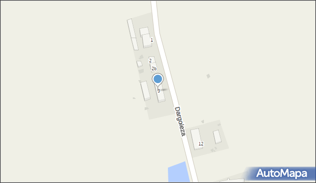 Dargoleza, Dargoleza, 3, mapa Dargoleza