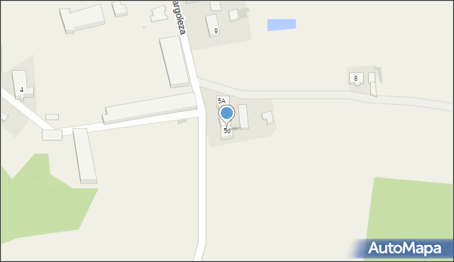 Dargoleza, Dargoleza, 5d, mapa Dargoleza