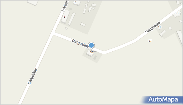 Dargosław, Dargosław, 36, mapa Dargosław