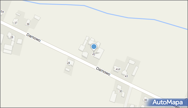 Darnowo, Darnowo, 41, mapa Darnowo