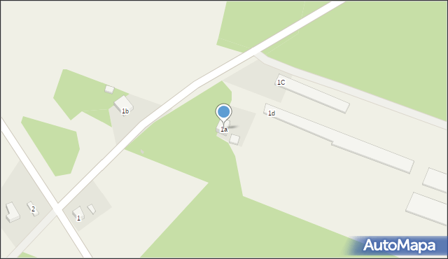 Darnowo, Darnowo, 1a, mapa Darnowo