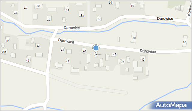 Darowice, Darowice, 46, mapa Darowice