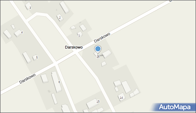 Darskowo, Darskowo, 16, mapa Darskowo