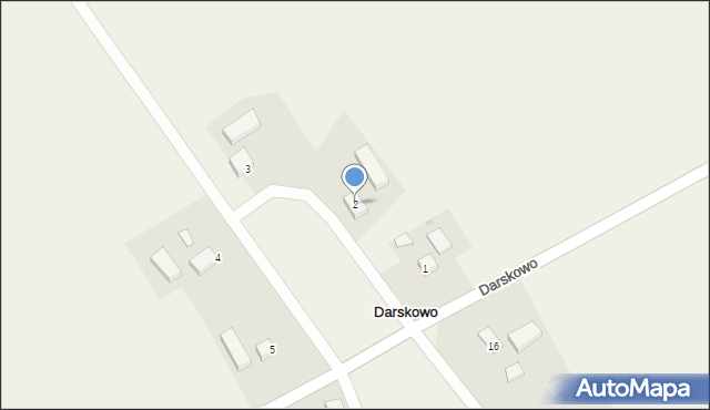 Darskowo, Darskowo, 2, mapa Darskowo