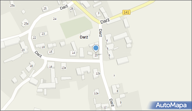 Darż, Darż, 13, mapa Darż