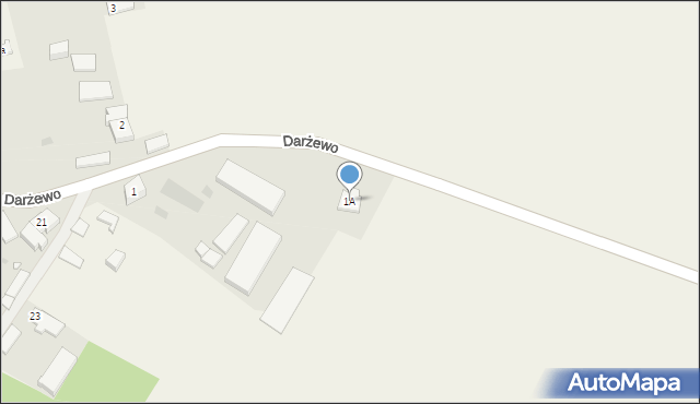 Darżewo, Darżewo, 1A, mapa Darżewo