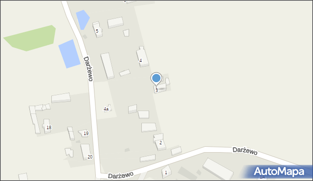 Darżewo, Darżewo, 3, mapa Darżewo