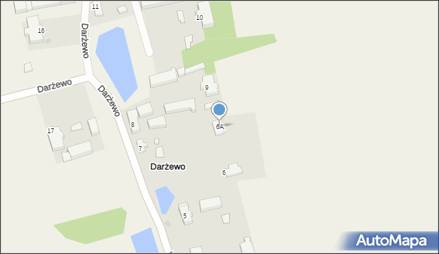 Darżewo, Darżewo, 6A, mapa Darżewo