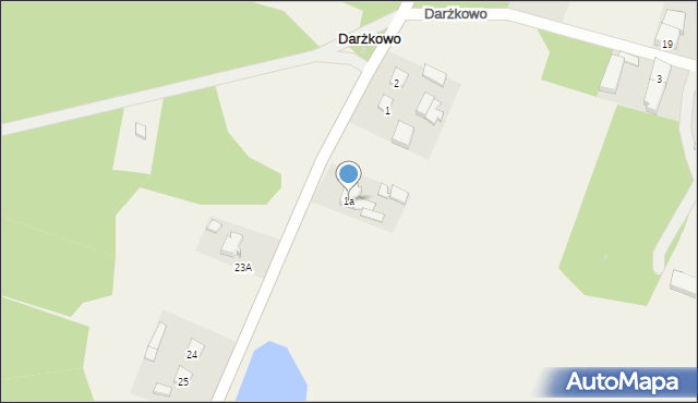 Darżkowo, Darżkowo, 1a, mapa Darżkowo