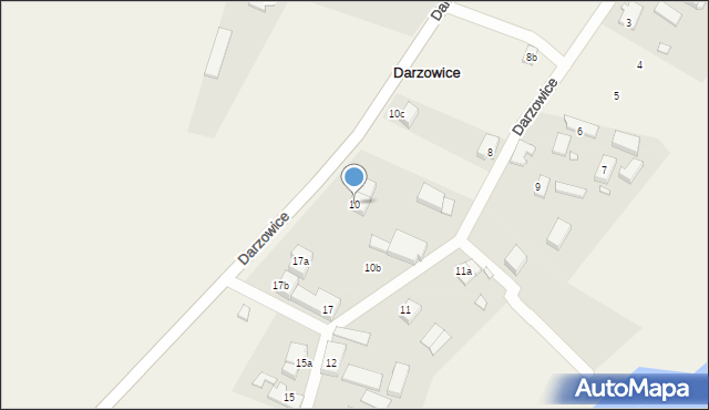 Darzowice, Darzowice, 10, mapa Darzowice