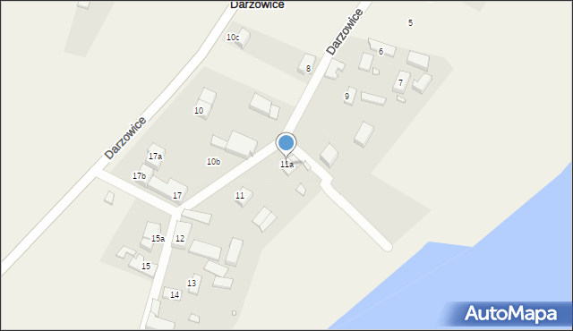 Darzowice, Darzowice, 11a, mapa Darzowice