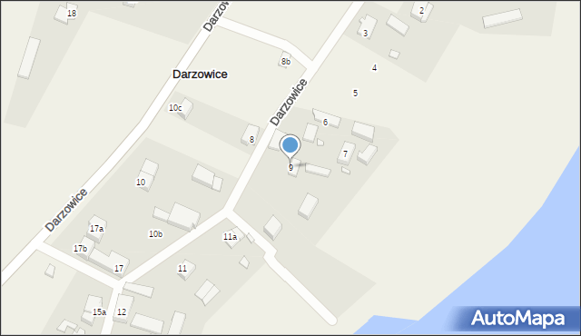 Darzowice, Darzowice, 9, mapa Darzowice