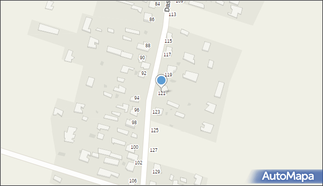 Dasze, Dasze, 121, mapa Dasze