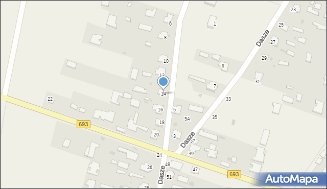 Dasze, Dasze, 14, mapa Dasze