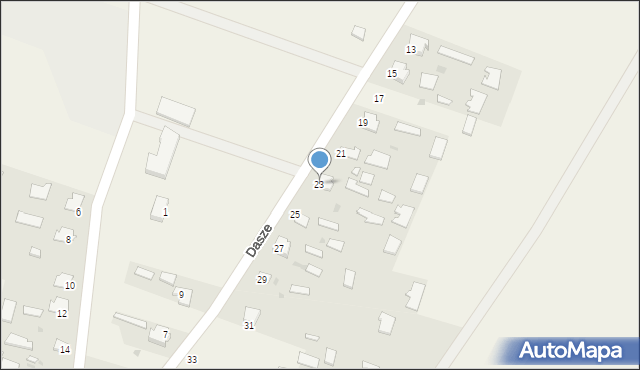 Dasze, Dasze, 23, mapa Dasze