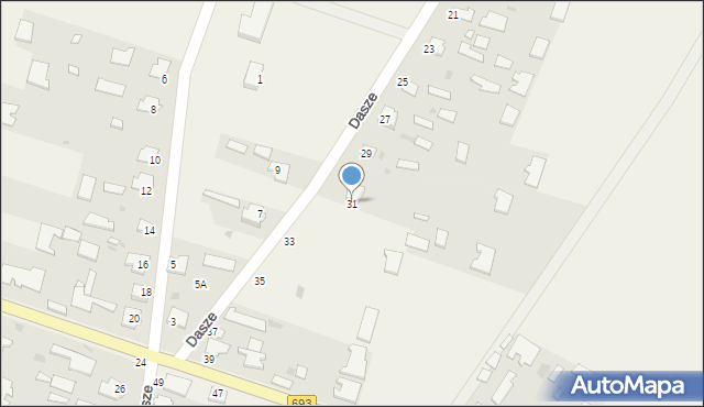 Dasze, Dasze, 31, mapa Dasze