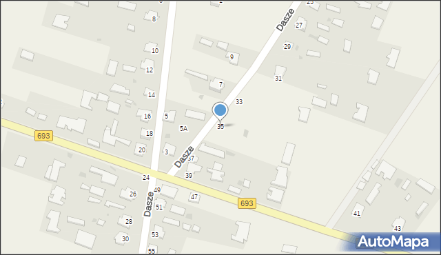 Dasze, Dasze, 35, mapa Dasze
