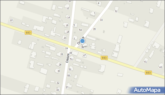 Dasze, Dasze, 39, mapa Dasze