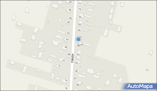 Dasze, Dasze, 89, mapa Dasze