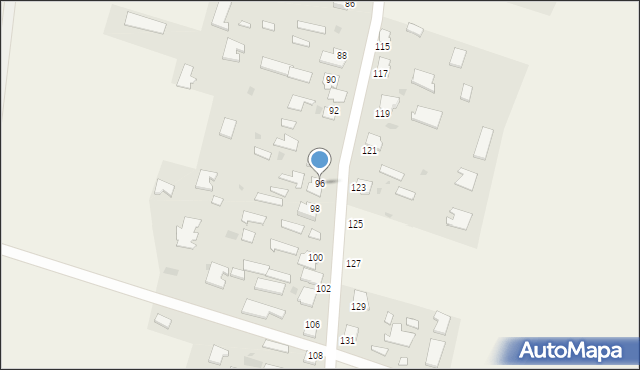 Dasze, Dasze, 96, mapa Dasze