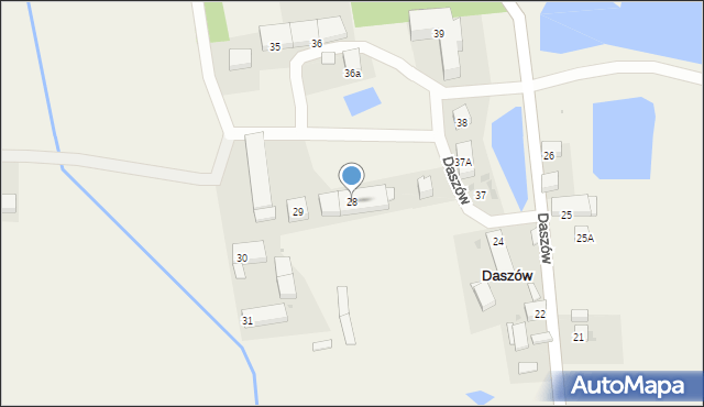 Daszów, Daszów, 28, mapa Daszów