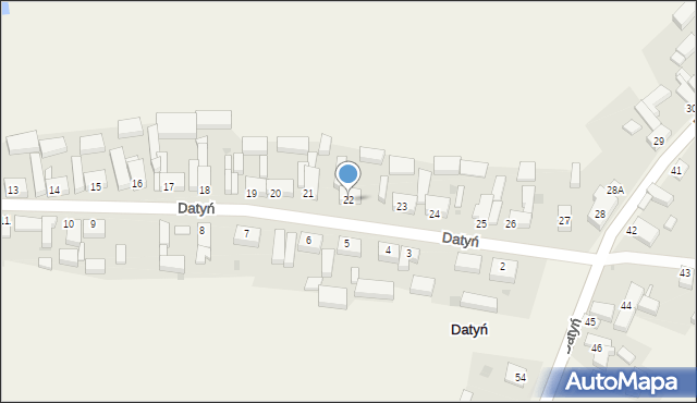 Datyń, Datyń, 22, mapa Datyń