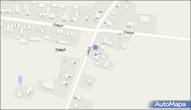 Datyń, Datyń, 46, mapa Datyń