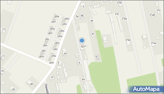 Dawidów, Dawidów, 7A, mapa Dawidów