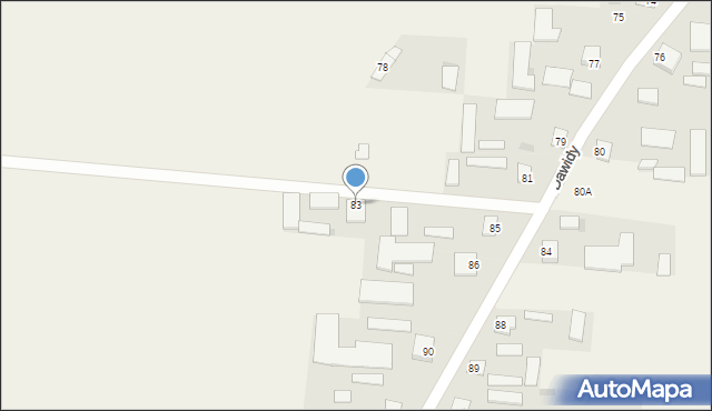 Dawidy, Dawidy, 83, mapa Dawidy