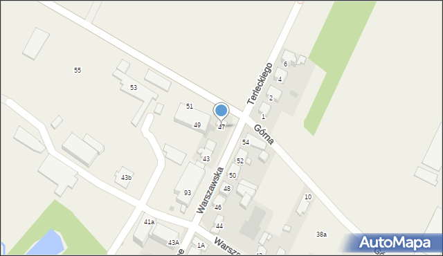 Dawidy Bankowe, Dawidy Bankowe, 47, mapa Dawidy Bankowe