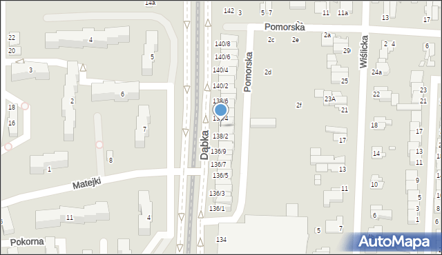 Elbląg, Dąbka Stanisława, płk., 138/3, mapa Elbląga