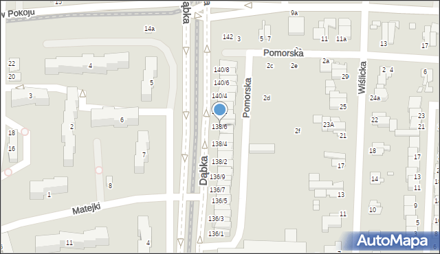 Elbląg, Dąbka Stanisława, płk., 138/6, mapa Elbląga