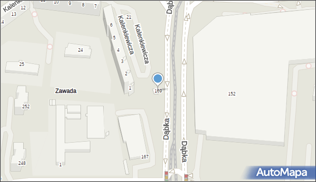 Elbląg, Dąbka Stanisława, płk., 169, mapa Elbląga