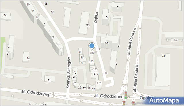 Elbląg, Dąbka Stanisława, płk., 187, mapa Elbląga