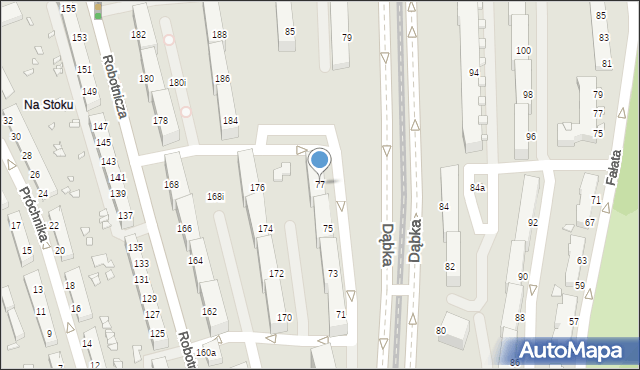 Elbląg, Dąbka Stanisława, płk., 77, mapa Elbląga