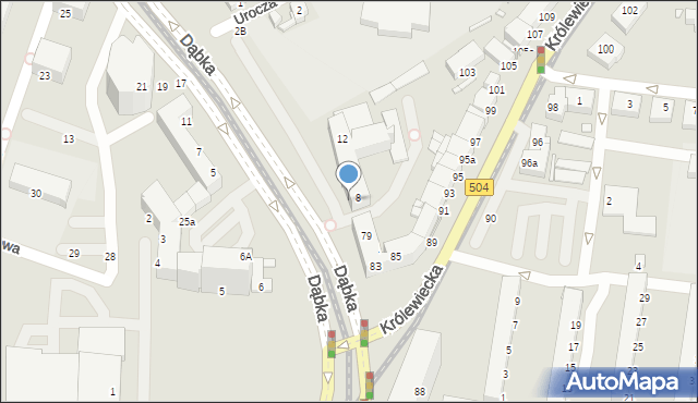 Elbląg, Dąbka Stanisława, płk., 8-12, mapa Elbląga