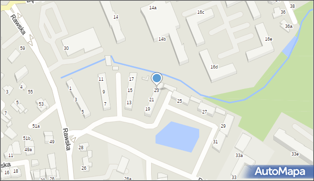 Elbląg, Dąbrowskiego Jarosława, gen., 23, mapa Elbląga