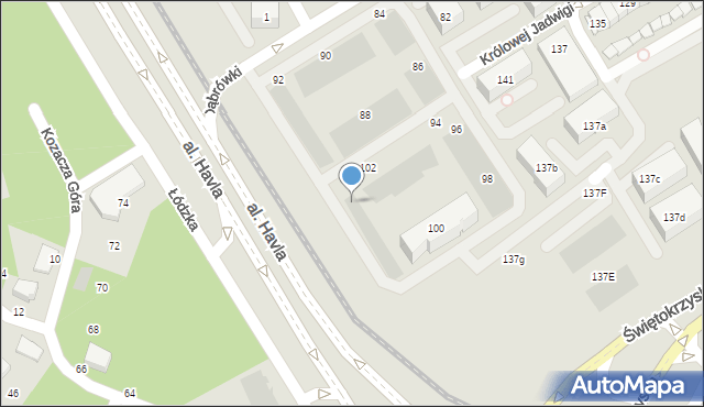 Gdańsk, Dąbrówki, 102, mapa Gdańska