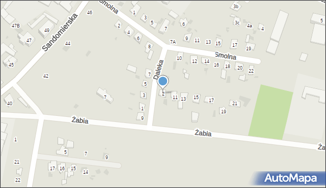 Gdańsk, Daleka, 2, mapa Gdańska
