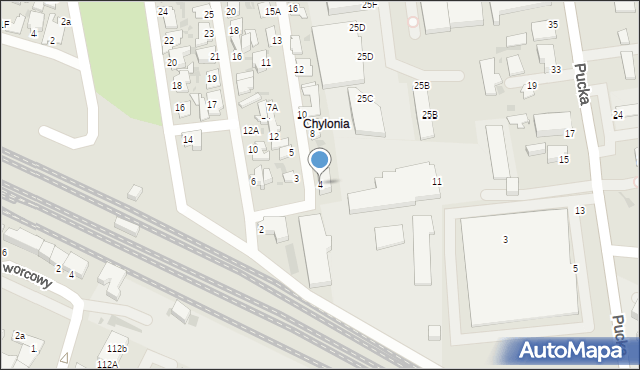 Gdynia, Dachnowskiego, 4, mapa Gdyni