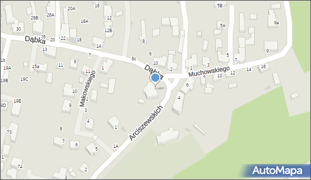 Gdynia, Dąbka Stanisława, płk., 1, mapa Gdyni