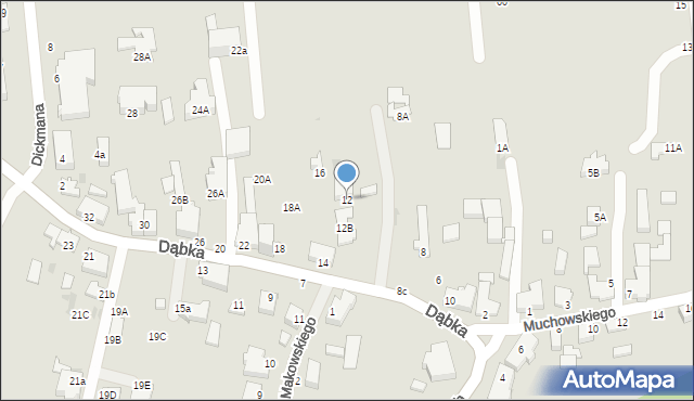 Gdynia, Dąbka Stanisława, płk., 12, mapa Gdyni