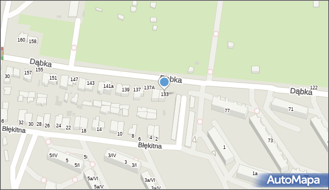 Gdynia, Dąbka Stanisława, płk., 133, mapa Gdyni