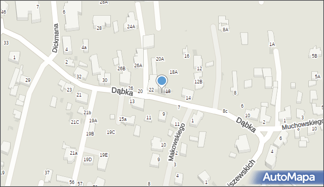 Gdynia, Dąbka Stanisława, płk., 20, mapa Gdyni