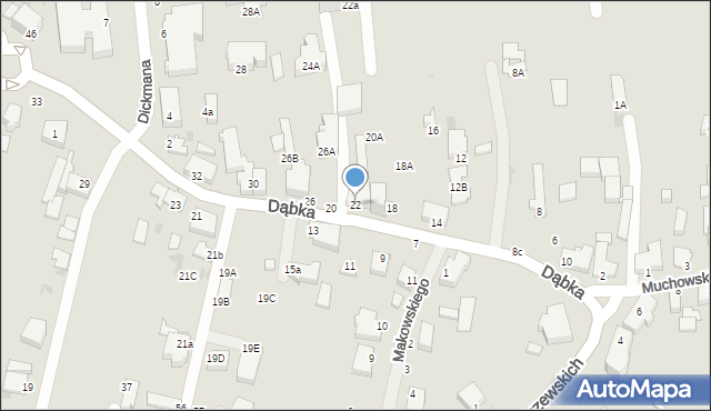 Gdynia, Dąbka Stanisława, płk., 22, mapa Gdyni