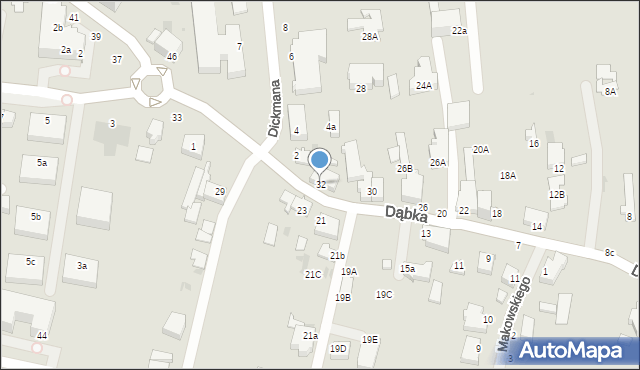 Gdynia, Dąbka Stanisława, płk., 32, mapa Gdyni