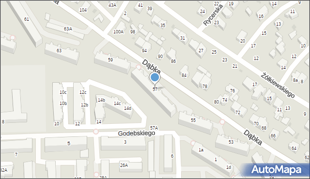Gdynia, Dąbka Stanisława, płk., 57, mapa Gdyni