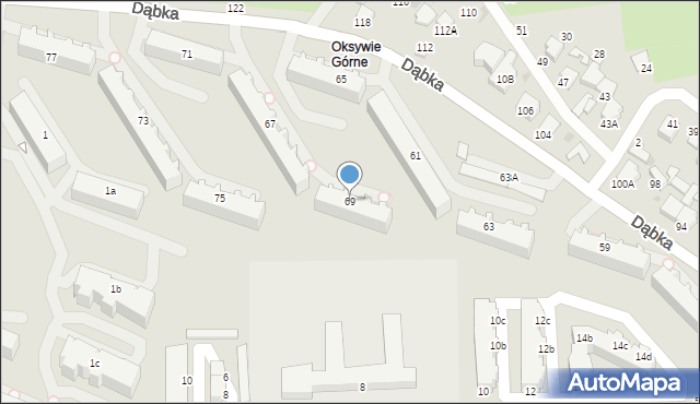 Gdynia, Dąbka Stanisława, płk., 69, mapa Gdyni