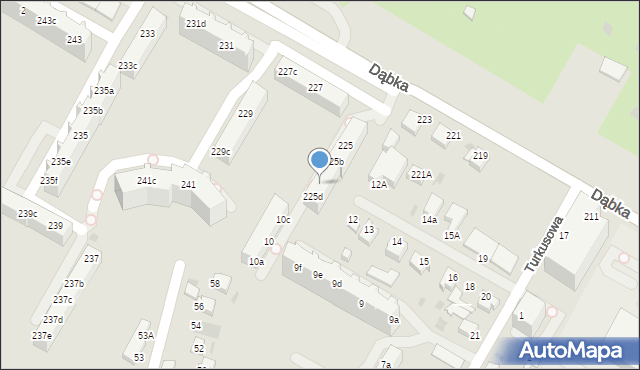 Gdynia, Dąbka Stanisława, płk., 255, mapa Gdyni