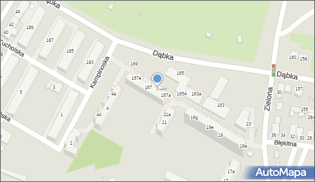 Gdynia, Dąbka Stanisława, płk., 167b, mapa Gdyni